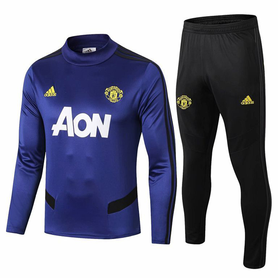 Tuta da Track Manchester United 2019/2020 Blu - Clicca l'immagine per chiudere